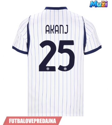 Lacne Muži Futbalové dres Inter Milan Manuel Akanji #25 2026-27 Krátky Rukáv - Preč